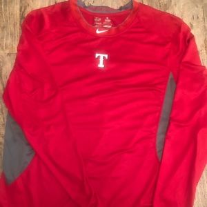 Texas Rangers Nike Shirt Long Sleeved